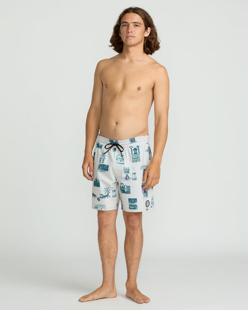 Volcom - Men's Psyche Cotton 17" Trunks