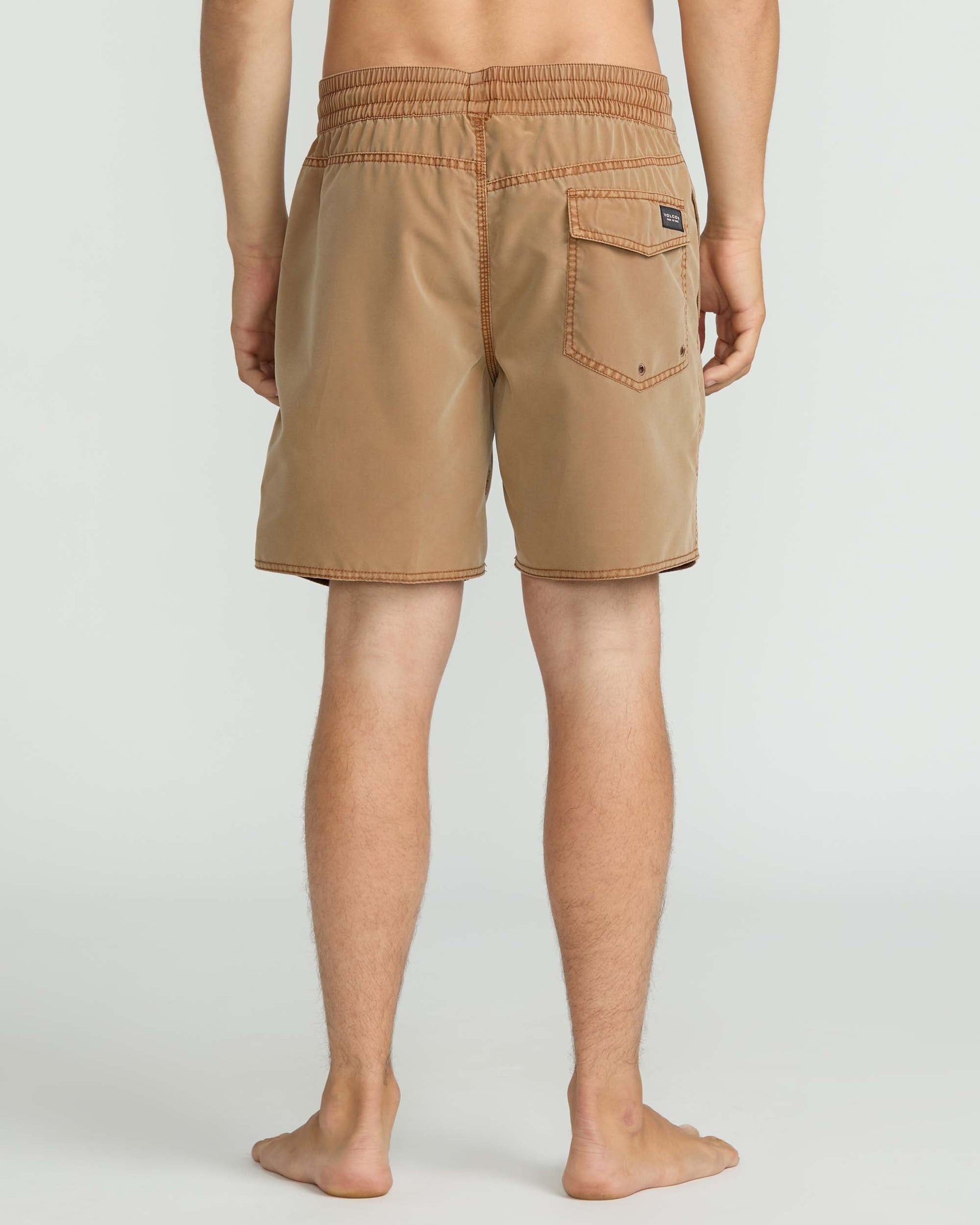 Volcom - Men's Center Elastic Waist Trunks