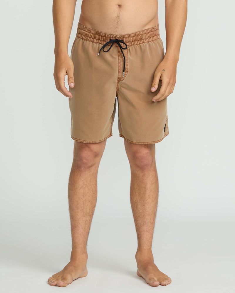 Volcom - Men's Center Elastic Waist Trunks