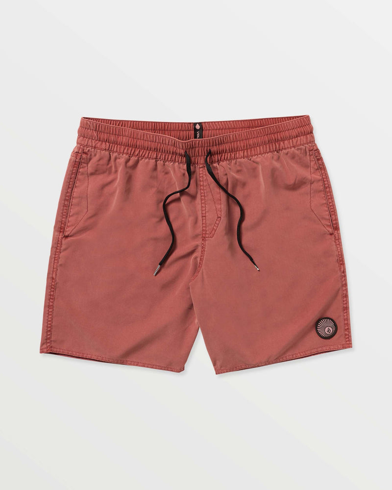 Volcom - Men's Center Elastic Waist Trunks