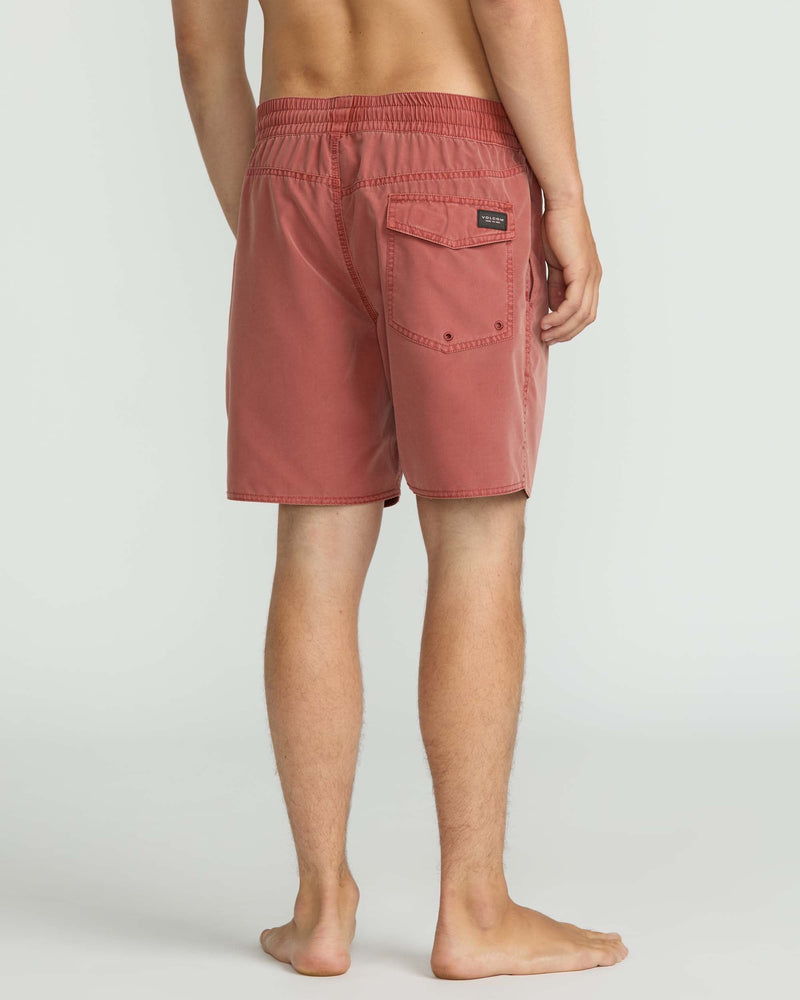 Volcom - Men's Center Elastic Waist Trunks
