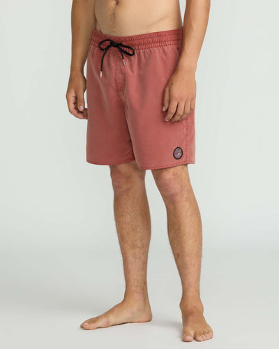 Volcom - Men's Center Elastic Waist Trunks