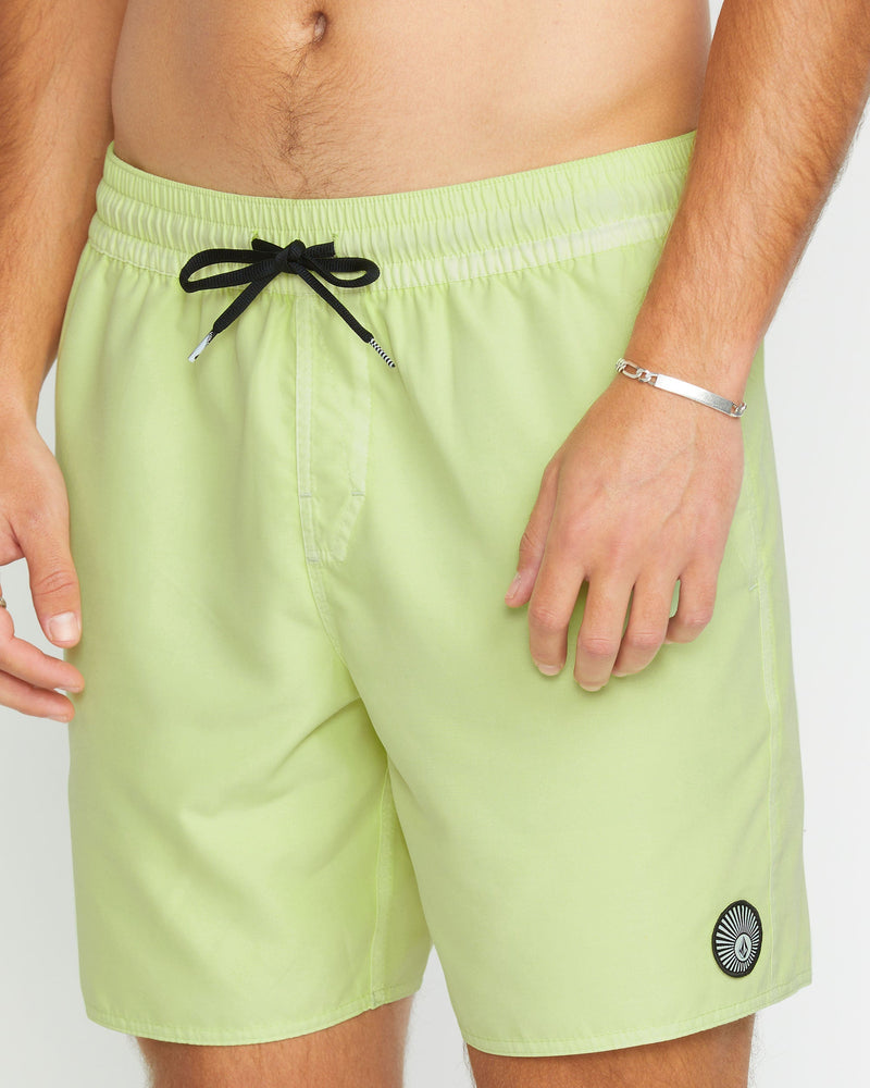 Volcom - Men's Center Elastic Waist Trunks