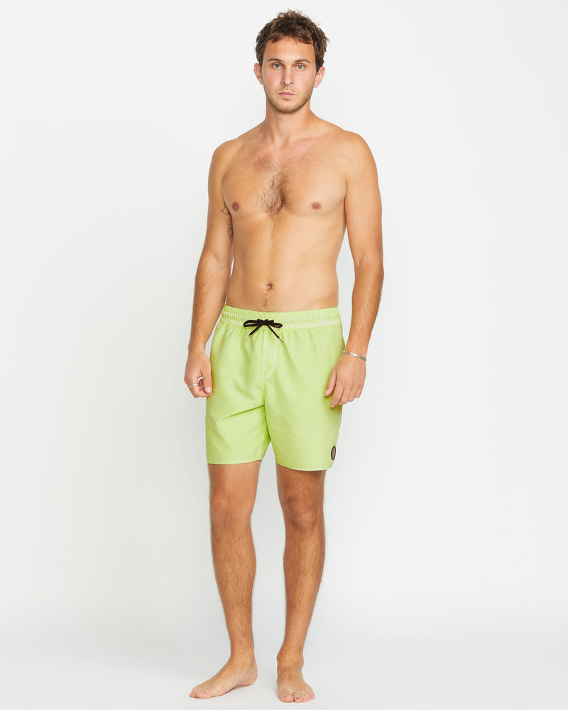 Volcom - Men's Center Elastic Waist Trunks