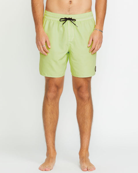 Volcom - Men's Center Elastic Waist Trunks