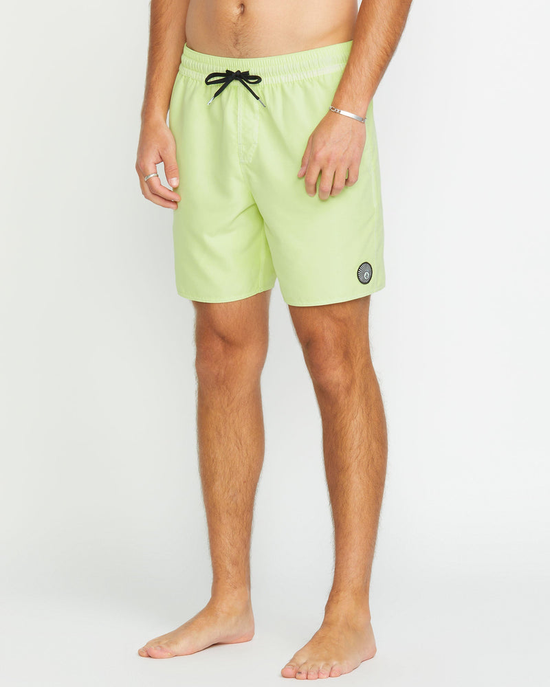Volcom - Men's Center Elastic Waist Trunks