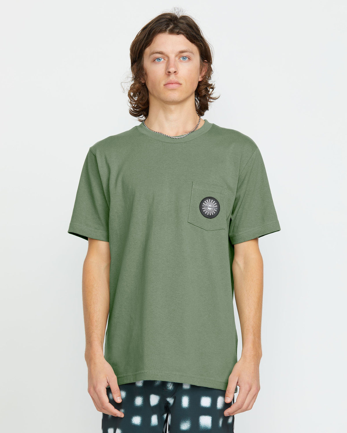 Volcom - Men's Woven Label Pocket Tee