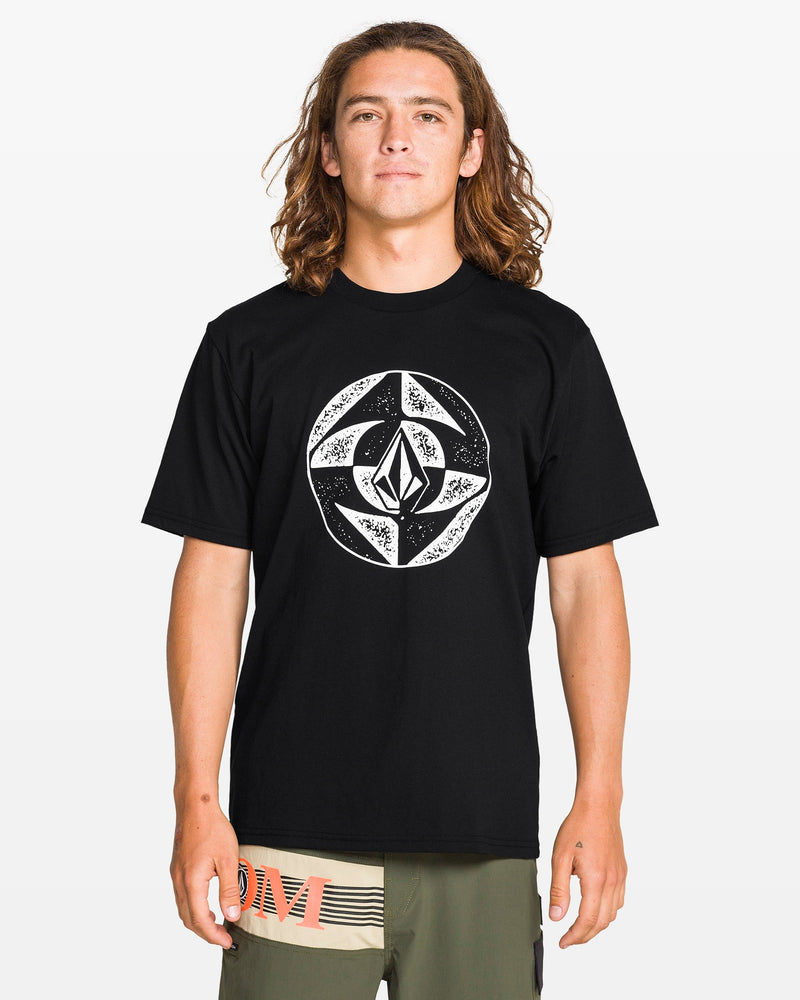 Men's Circle Stone Split Short Sleeve Tee