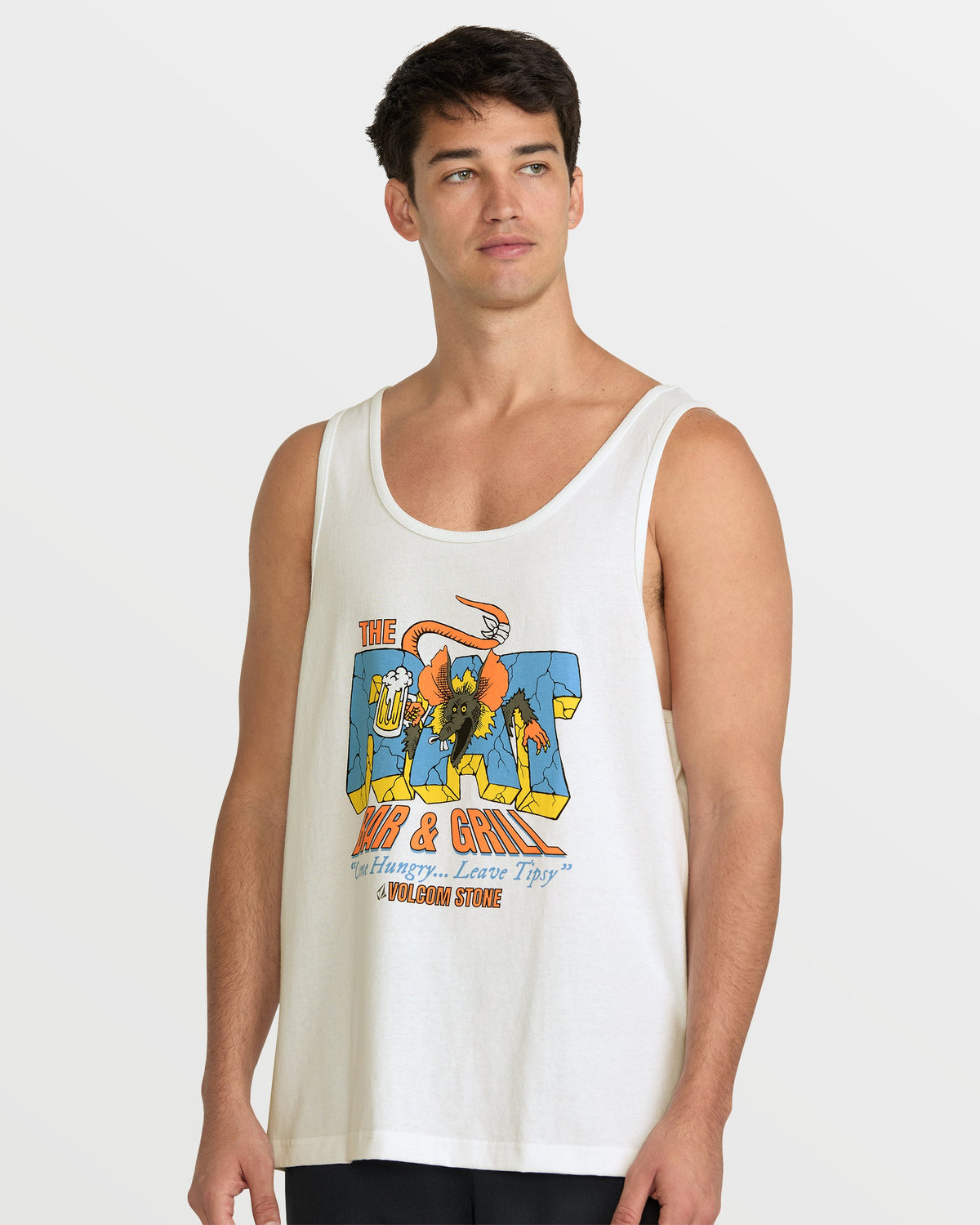 Men's Rat Bar Tank - White