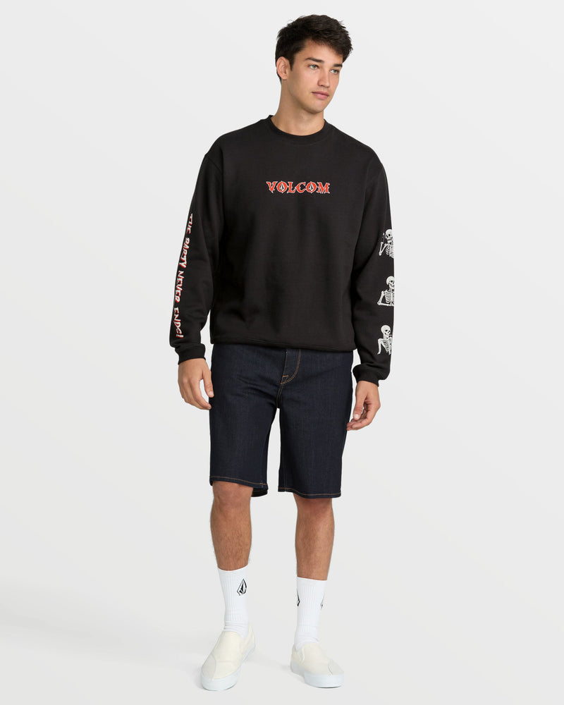 Men's Never Ends Crew Sweatshirt - Stealth