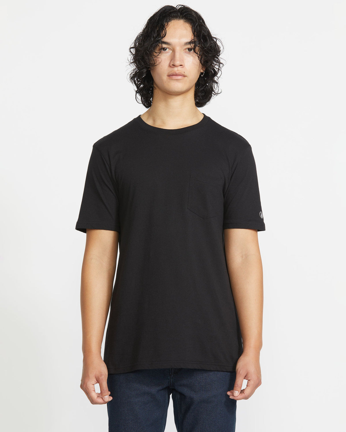 Volcom - Men's Solid Short Sleeve Shirt Pocket Tee