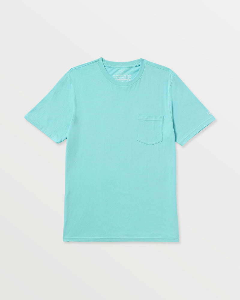 Men's Solid Short Sleeve Tee Pocket Tee