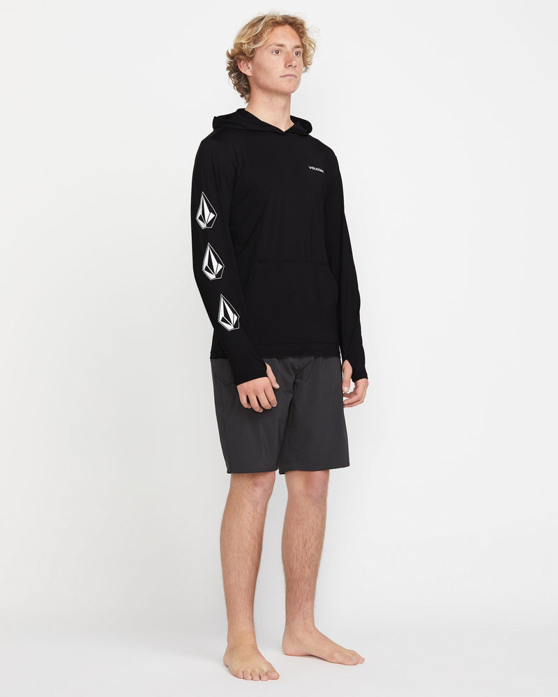 Men's Largee Iconic Hood Long Sleeve Thrashguard
