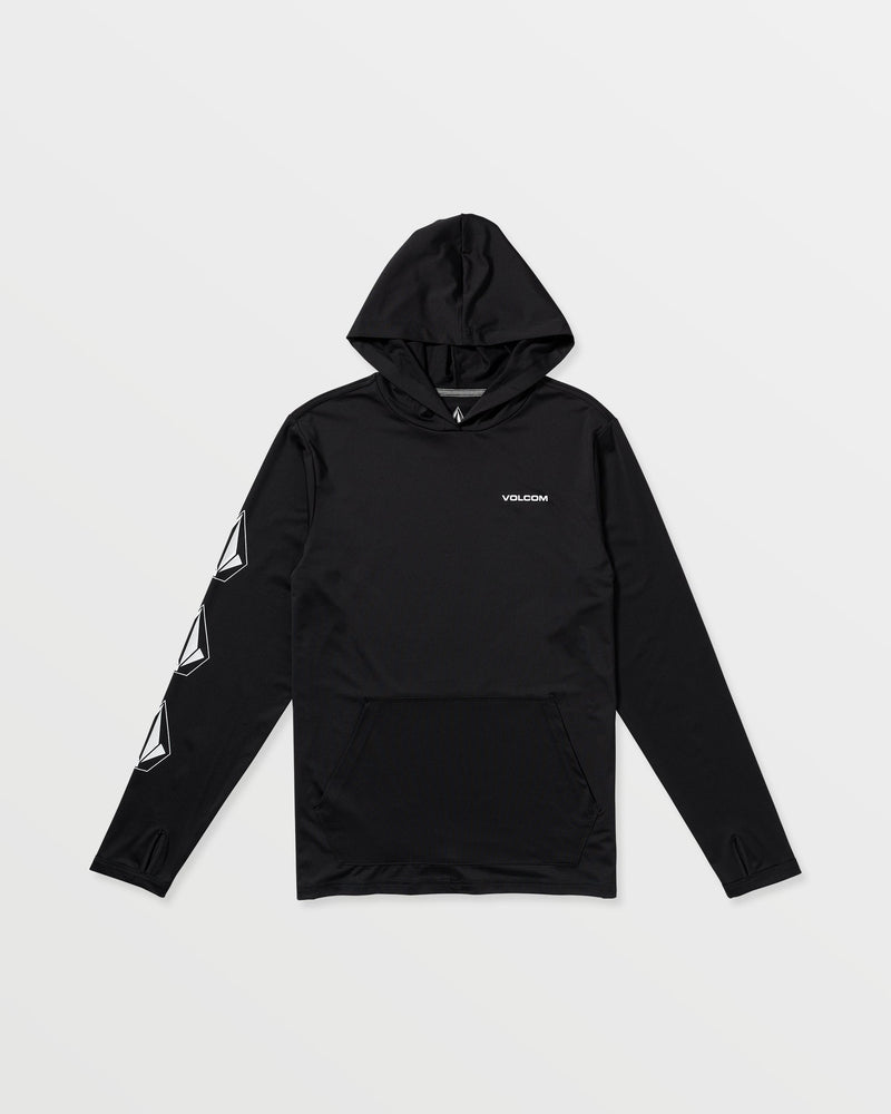 Volcom - Men's Largee Iconic Hood Long Sleeve Rashguard