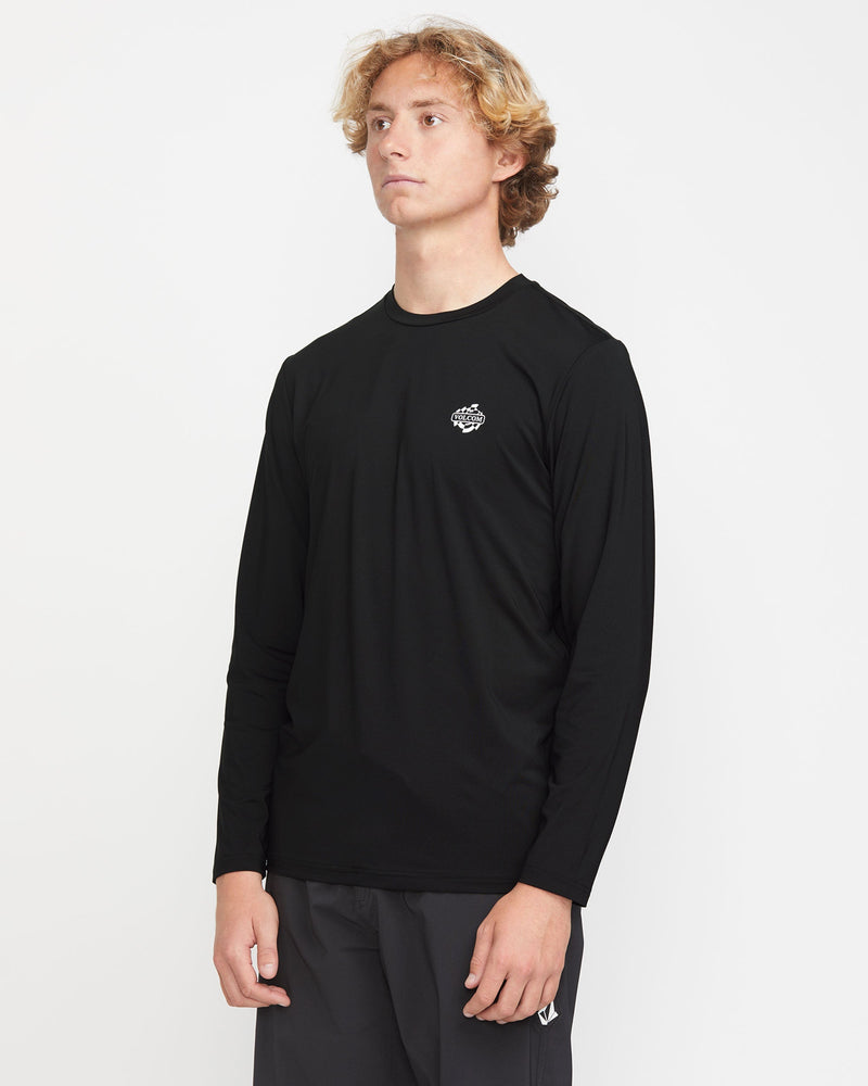 Men's Oval Track Loose Long Sleeve Surf Tee
