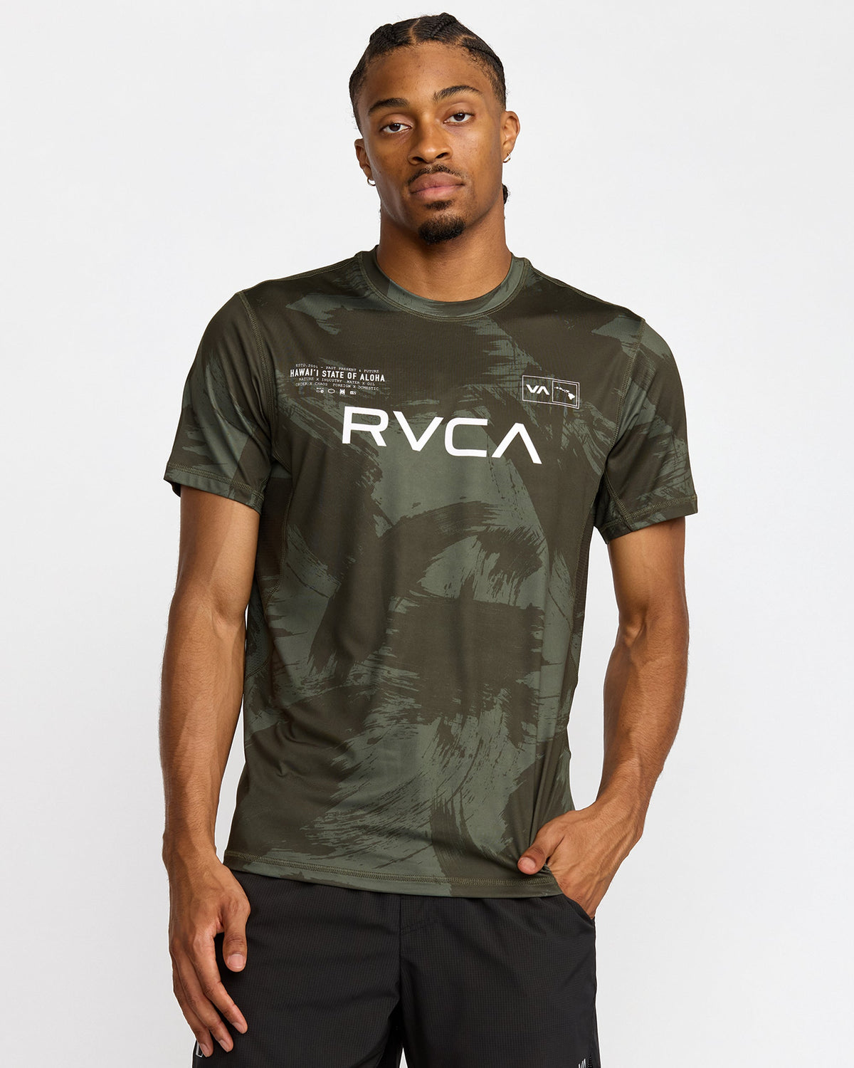 Hawaii Sport Vent Short Sleeve - RVCA