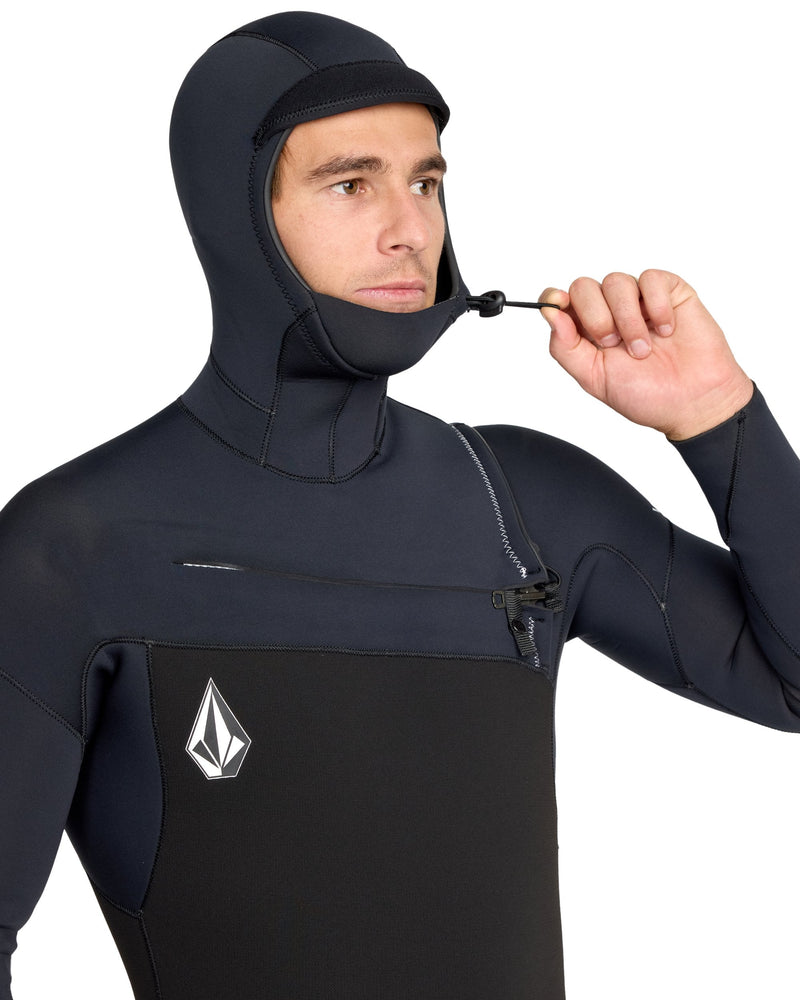 Men's 5/4/3MM Modulator Hooded Chest Zip Full Wetsuit