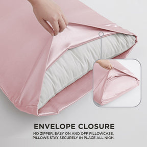 Solid Satin Pillow Case Set