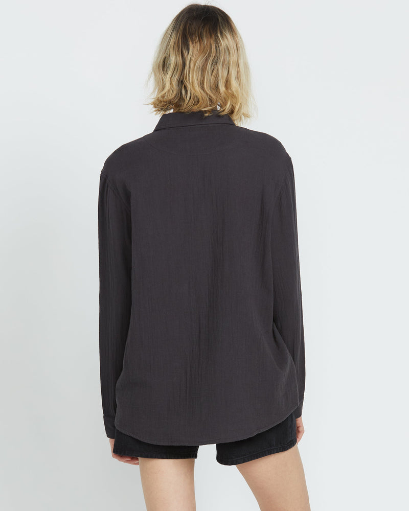 Women's Lil Button Up Long Sleeve Shirt