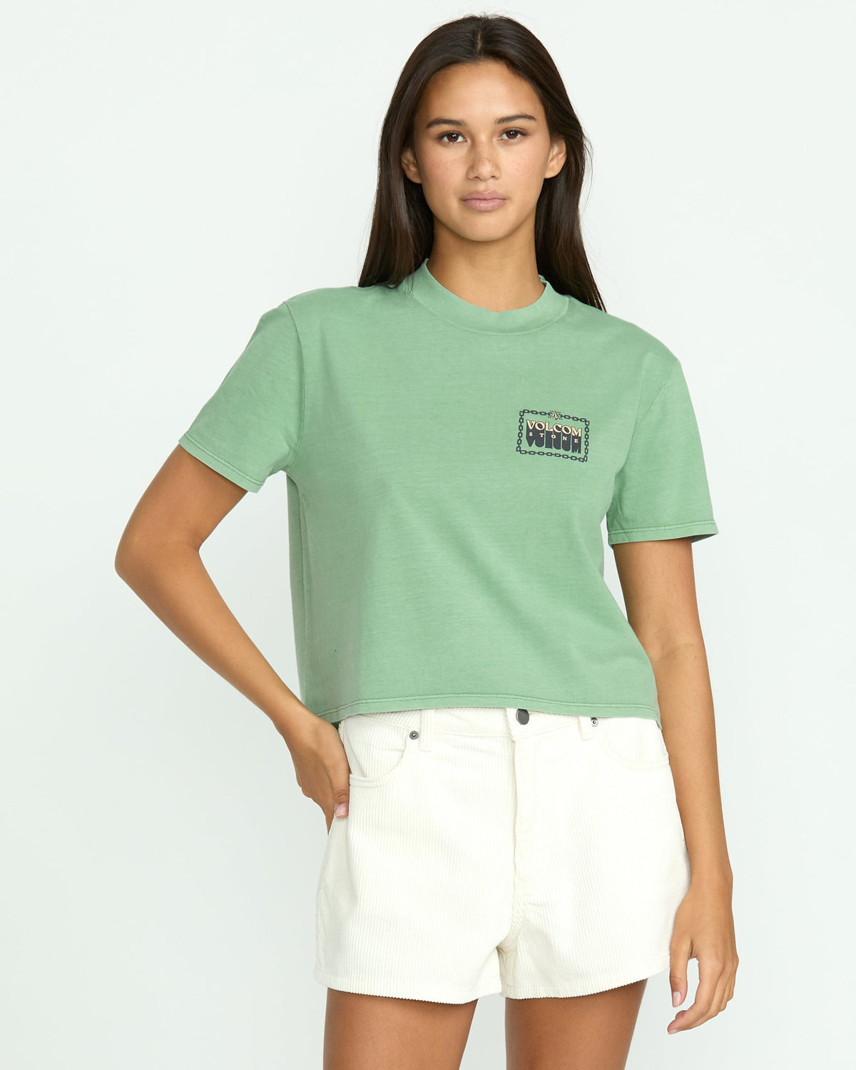 Volcom - Women's Dial Crop Tee