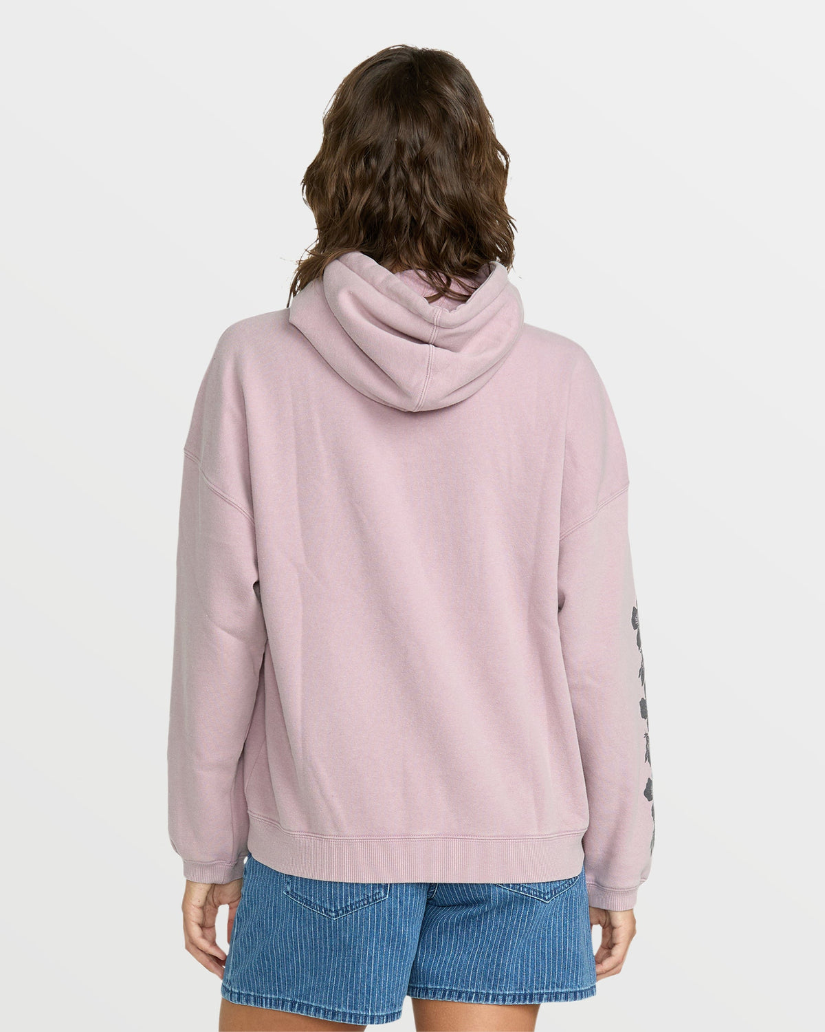 Women's Stone Art Up Hoodie - Violet Ice