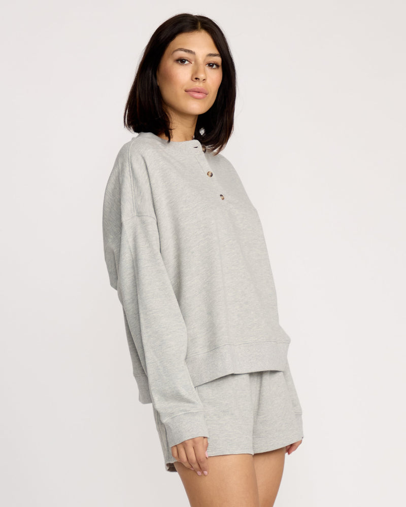 Women's Lived In Fleece Henley