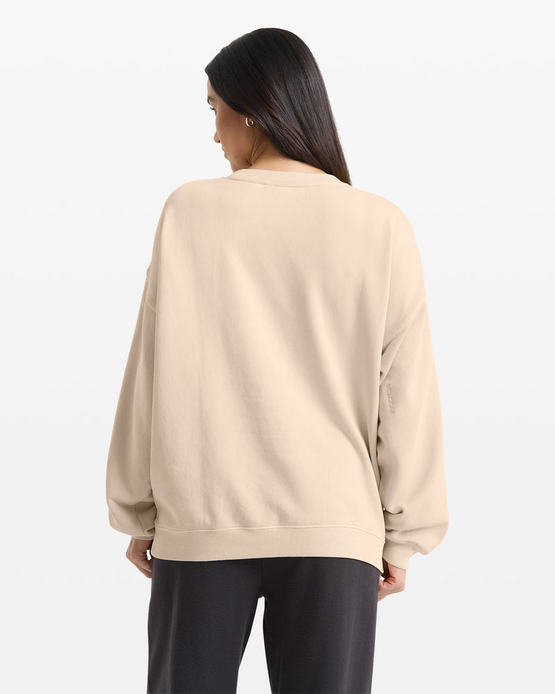Women's Stone Soft Crew