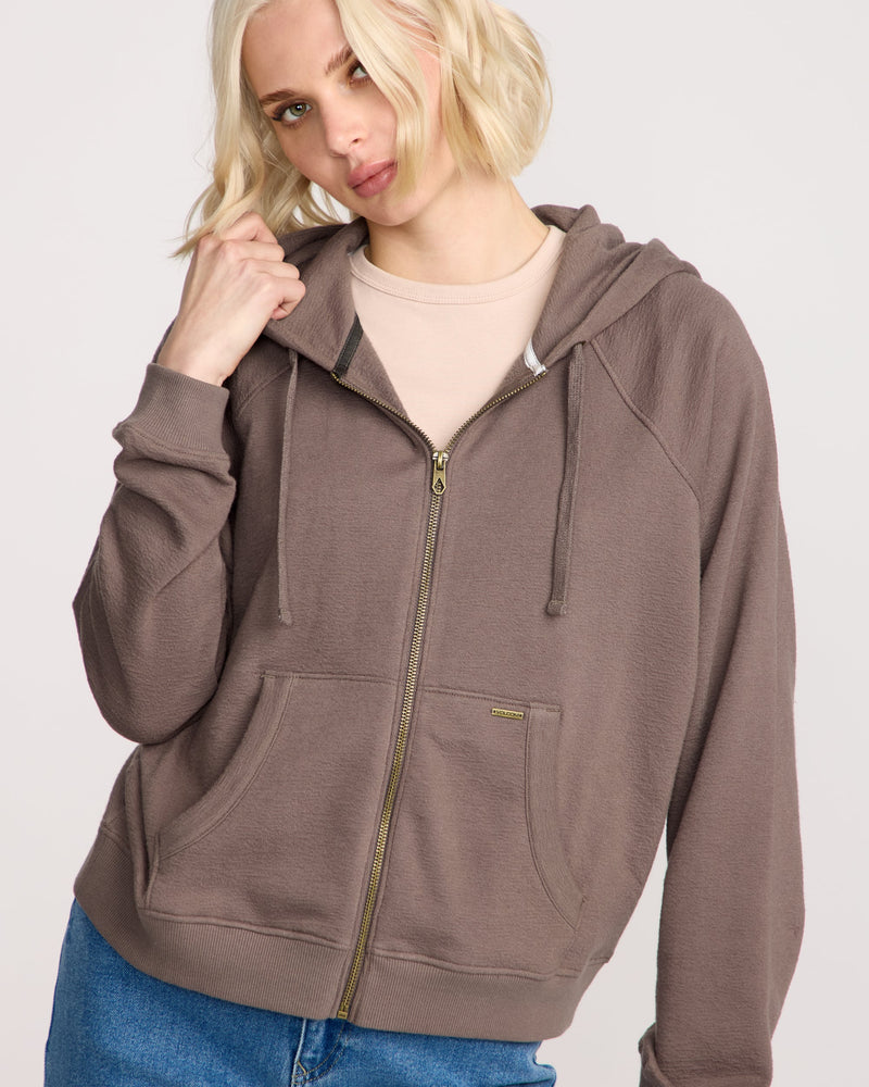 Women's Lived In Fleece Zip Hoodie