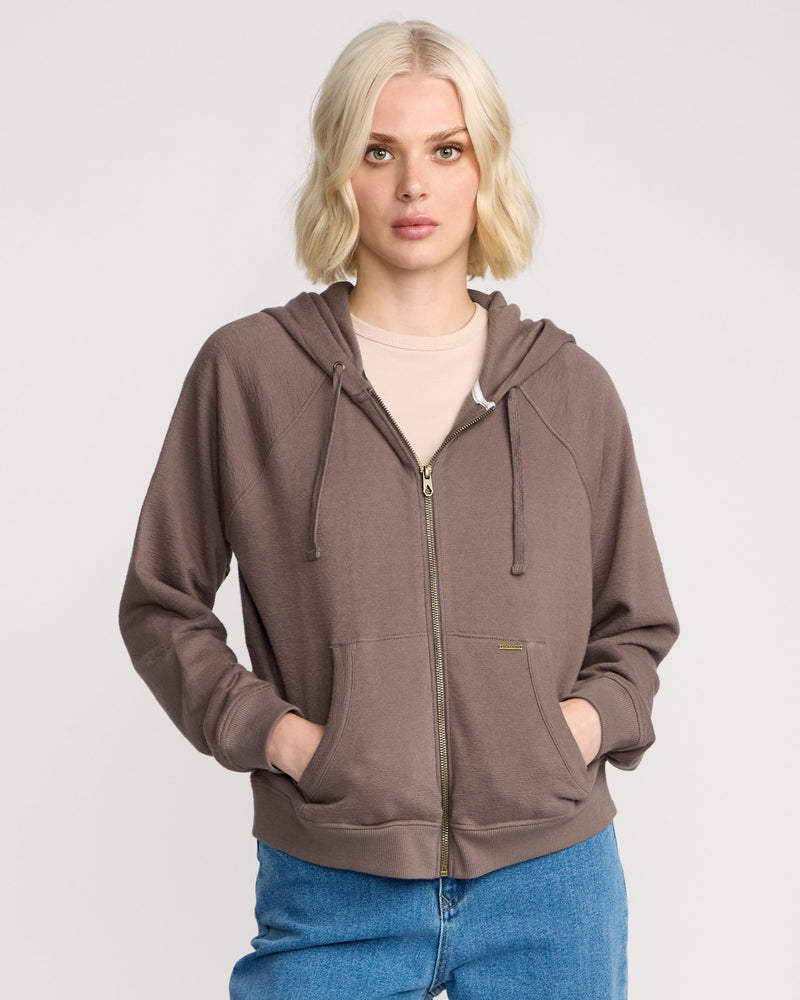 Women's Lived In Fleece Zip Hoodie