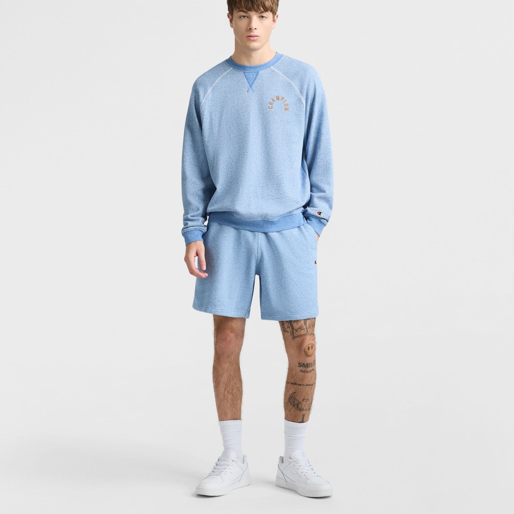 7" Yearbook Sweat Short, C Logo