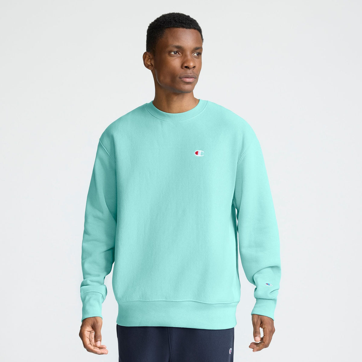 Reverse Weave Crewneck Sweatshirt, C Logo