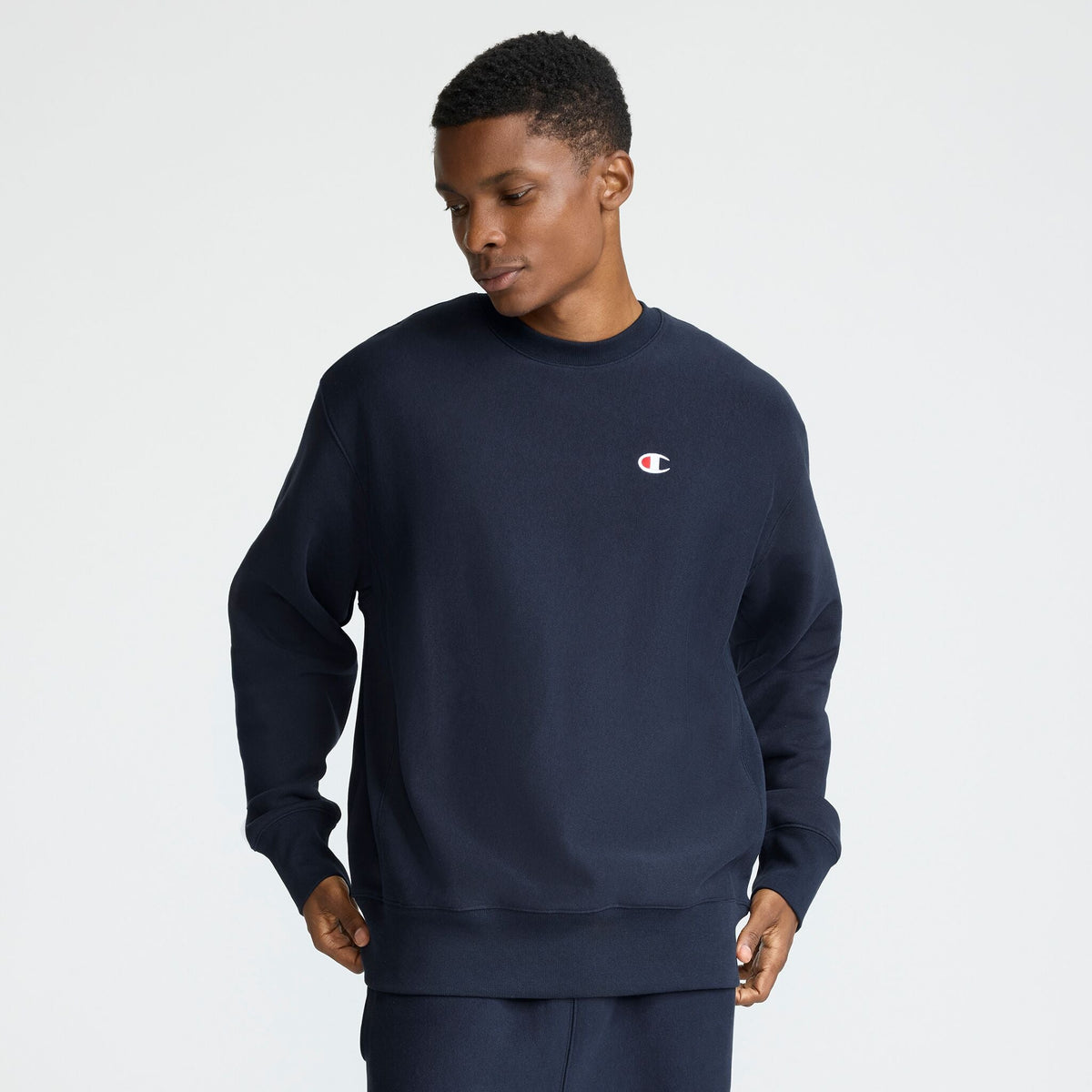Reverse Weave Crewneck Sweatshirt, C Logo