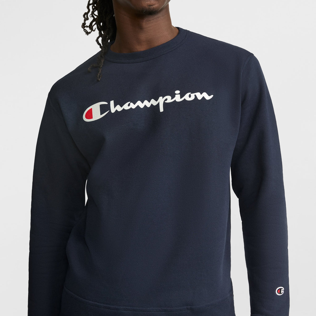 Powerblend Crewneck Sweatshirt, Classic Script Logo