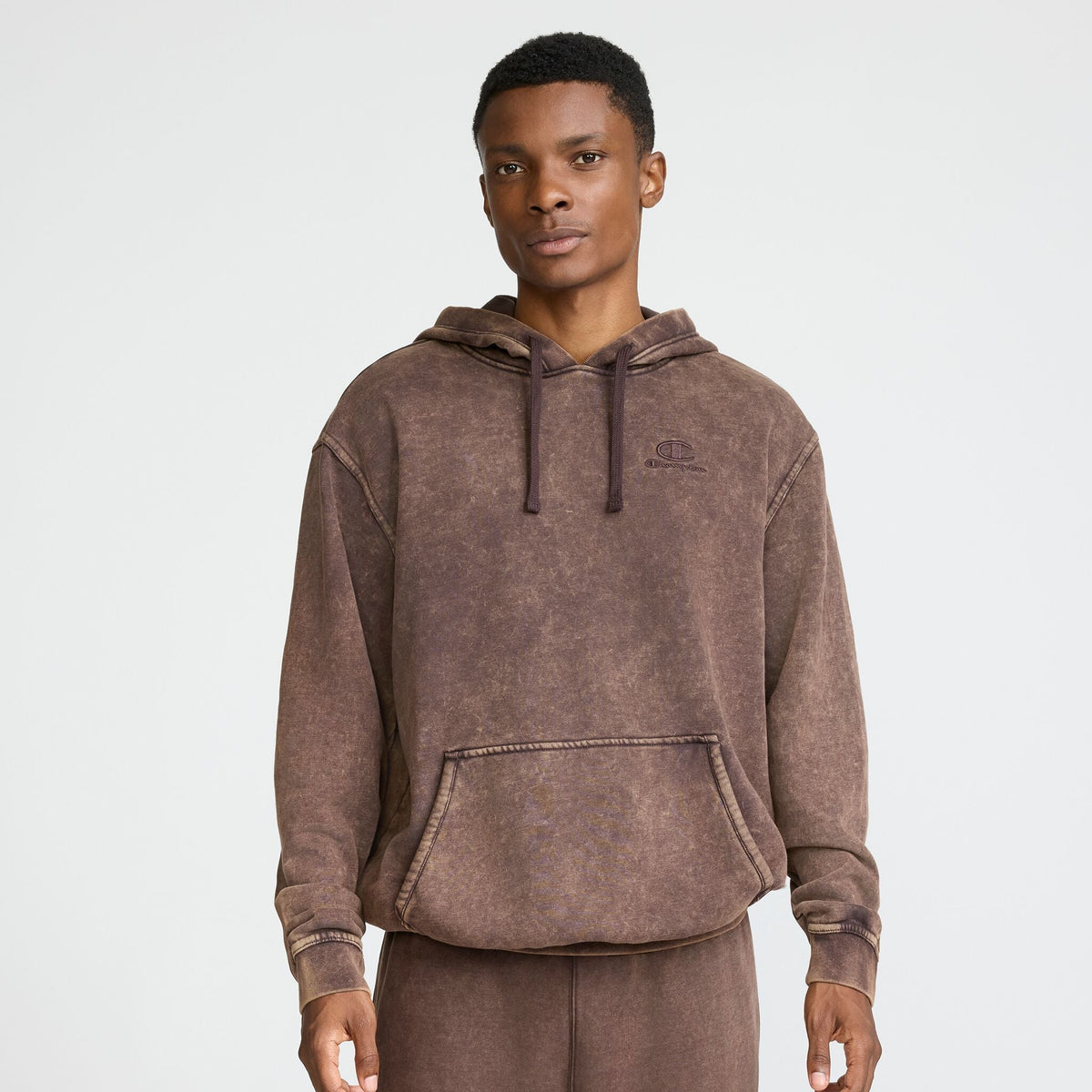 Time Capsule Hoodie, Left Chest C" Champion Script Logo