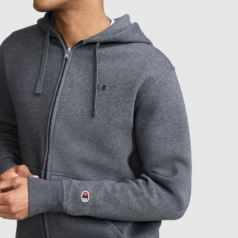 Powerblend Full-Zip Hoodie, C Logo