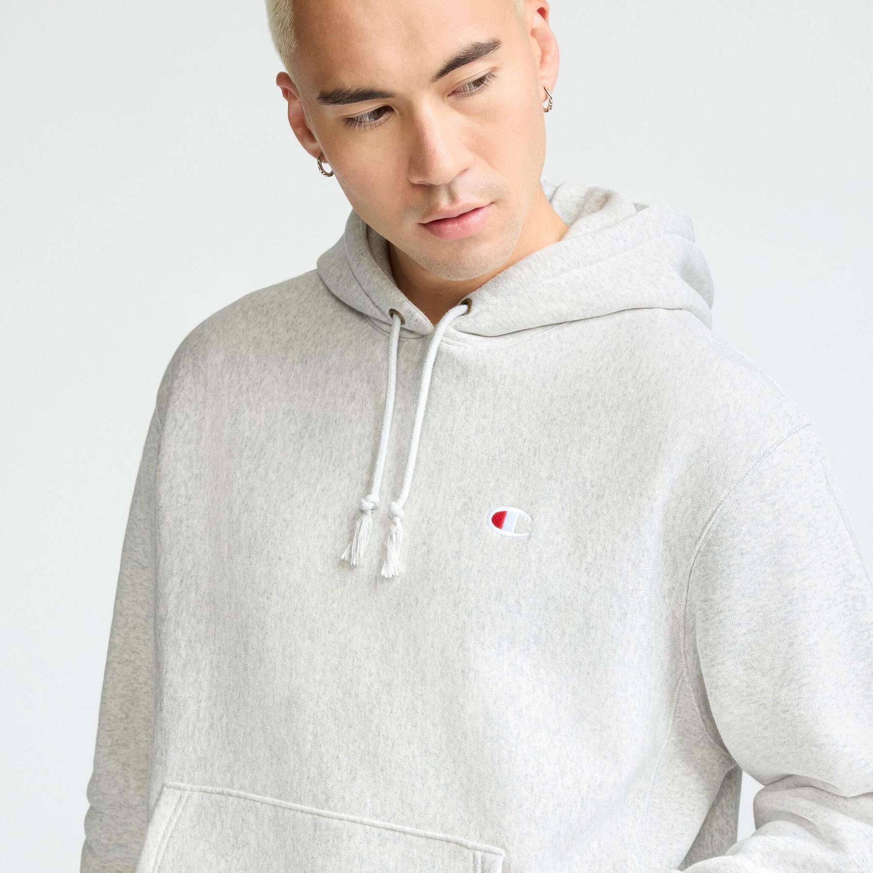 Reverse Weave Hoodie, C Logo