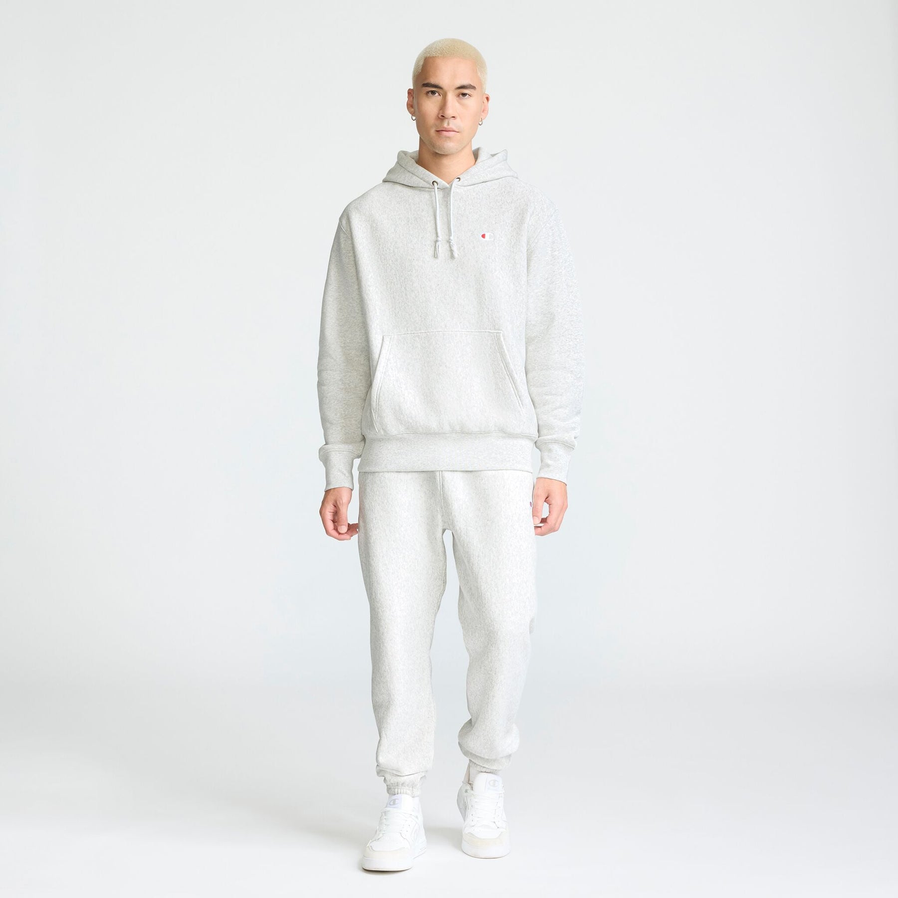 Reverse Weave Hoodie, C Logo