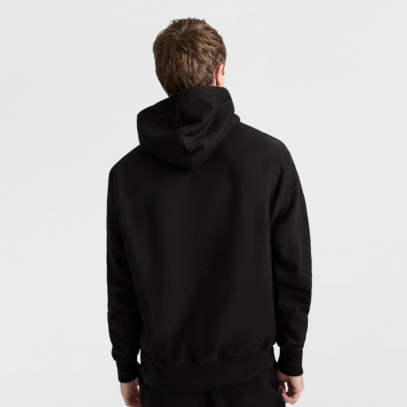 Reverse Weave Small C Hooded Sweatshirt