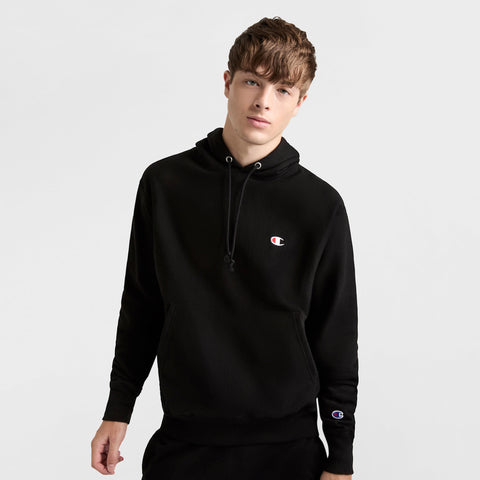 Reverse Weave Small C Hooded Sweatshirt