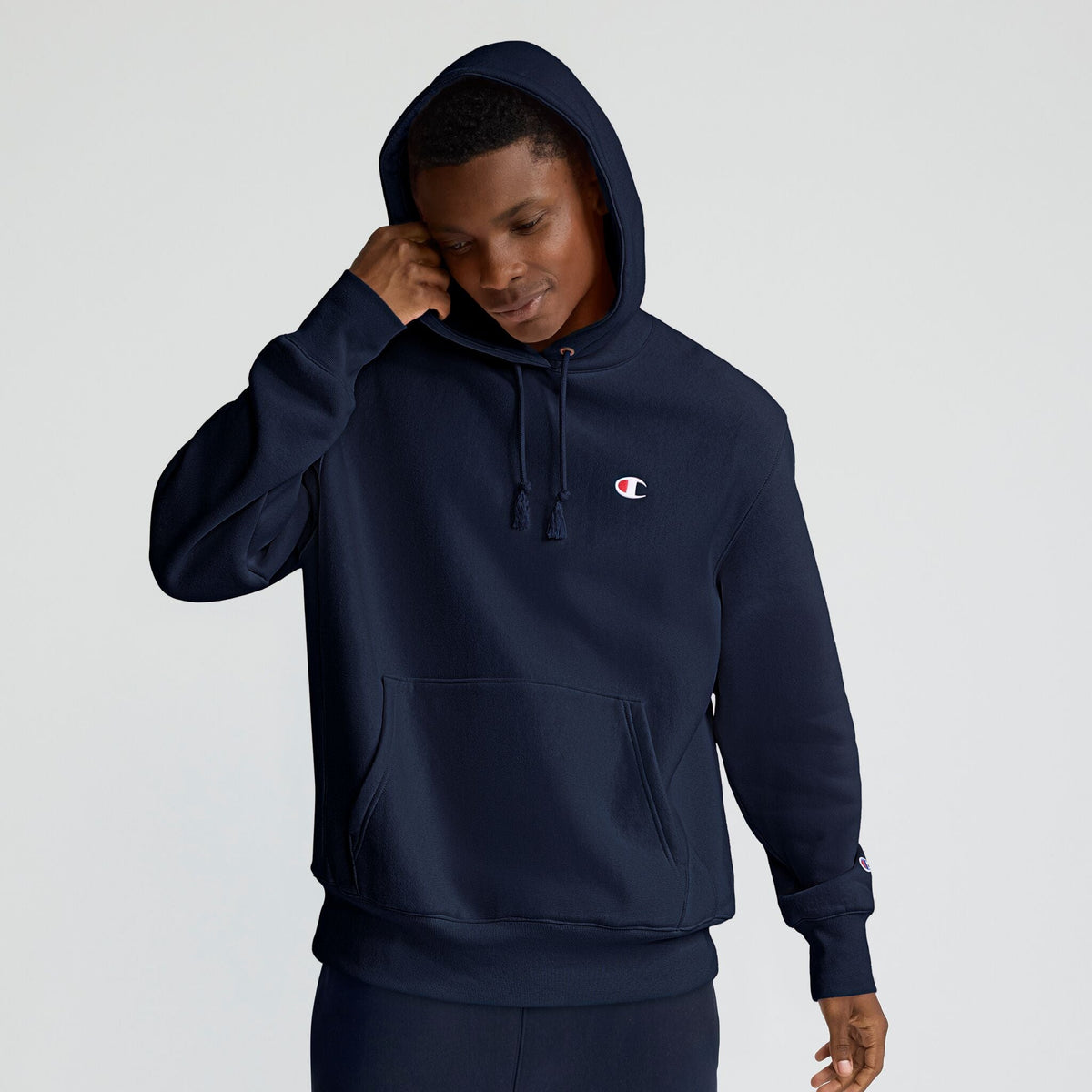 Reverse Weave Hoodie, C Logo