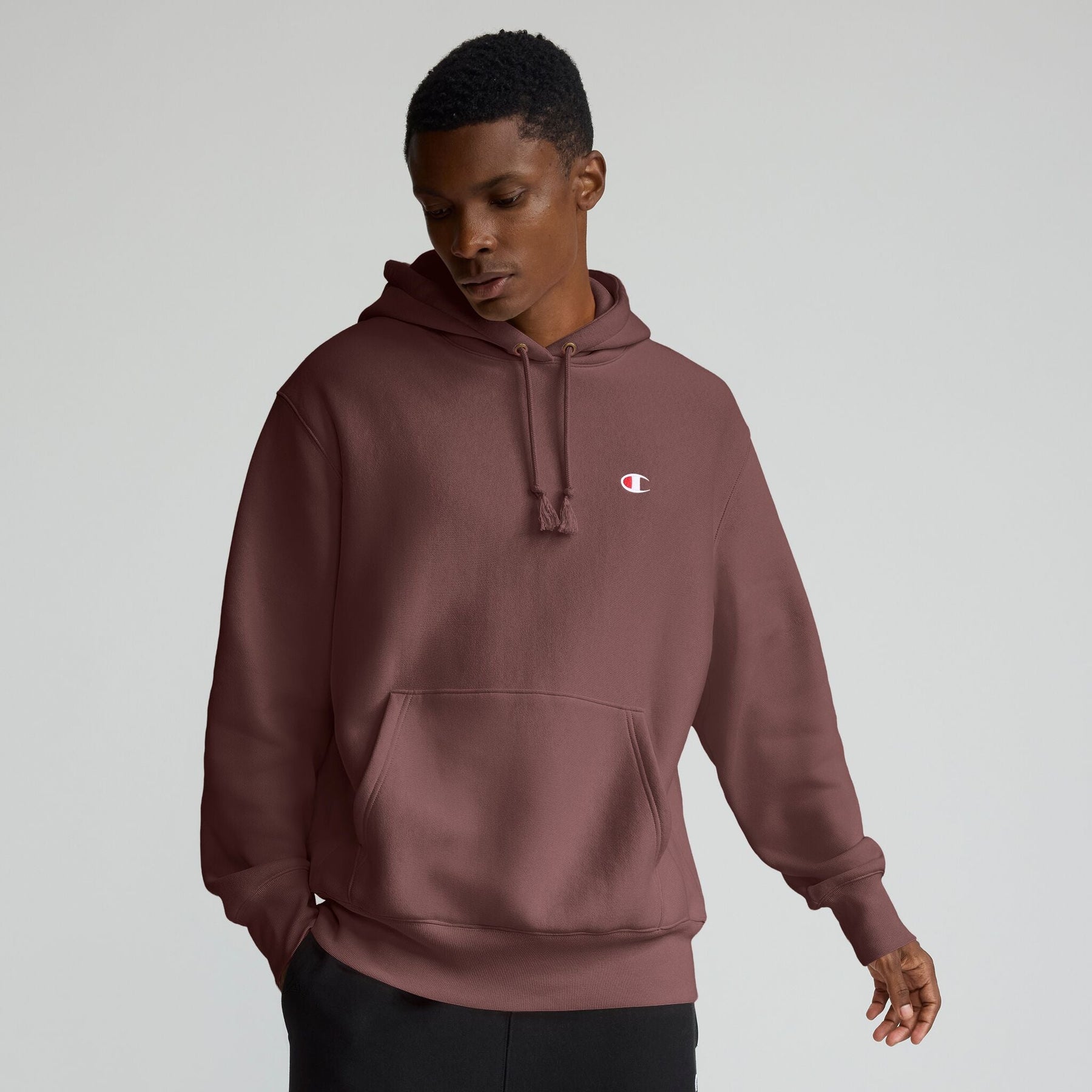 Reverse Weave Hoodie, C Logo