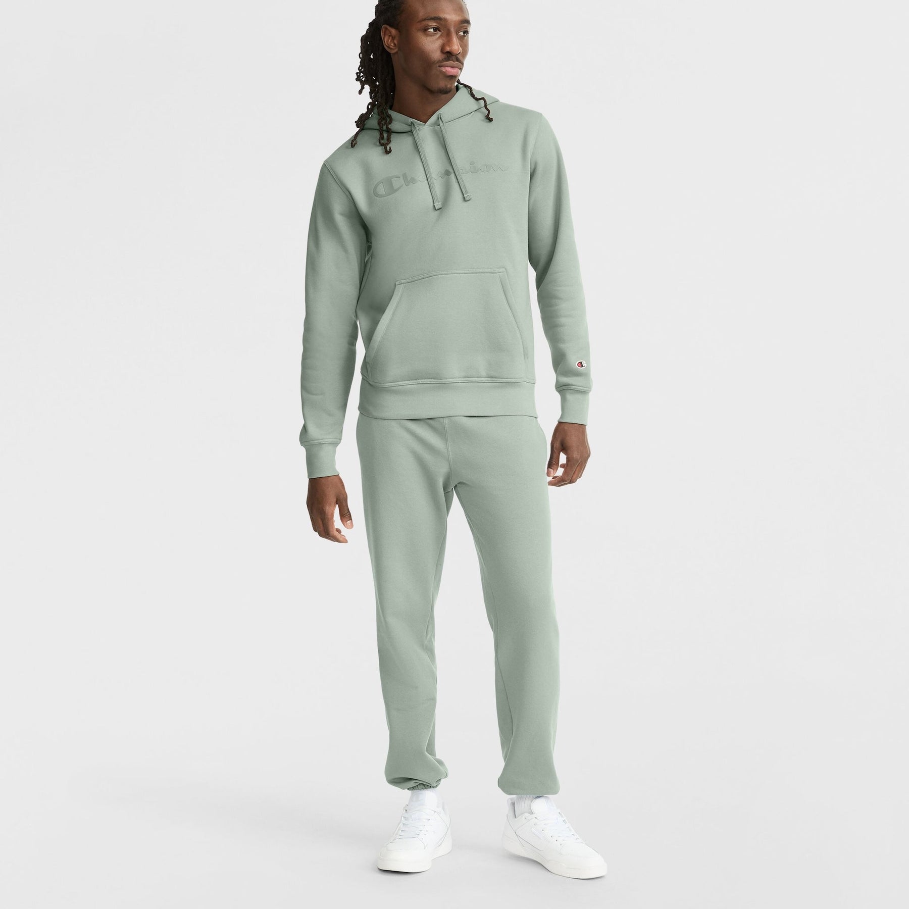 Powerblend Hoodie, Tonal Script Logo