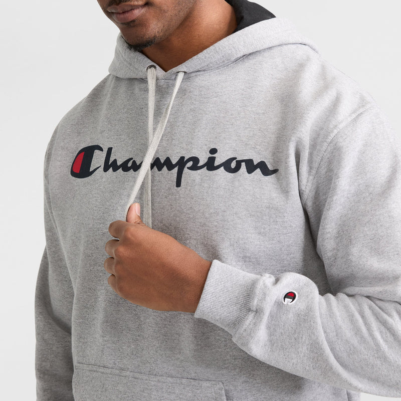Powerblend Hoodie, Script Logo - Big & Tall