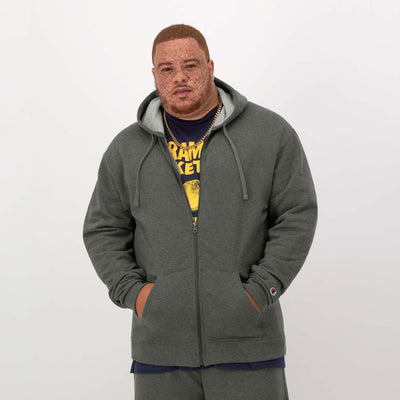 Powerblend Full-Zip Hoodie, C Logo - Big & Tall