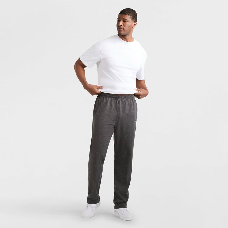 Lightweight Lounge Pants, Open Hem, C Logo - Big & Tall