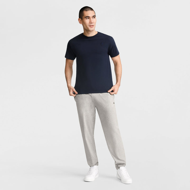 Lightweight Lounge Pants, Cinched Hem, C Logo