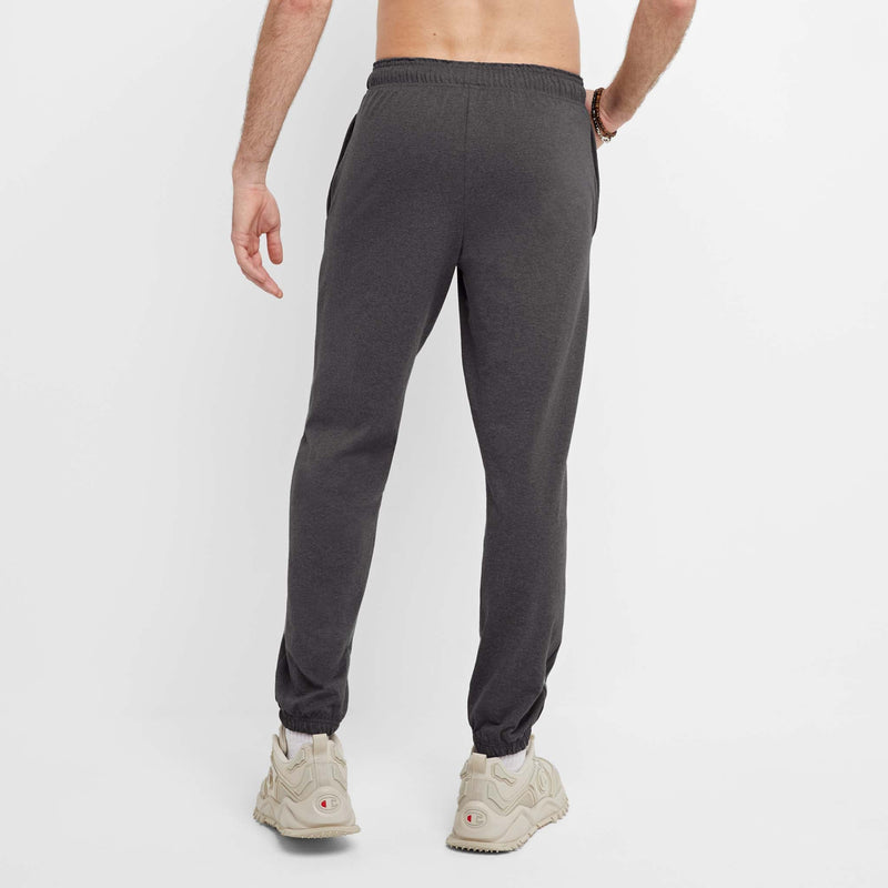 Lightweight Lounge Pants, Cinched Hem, C Logo