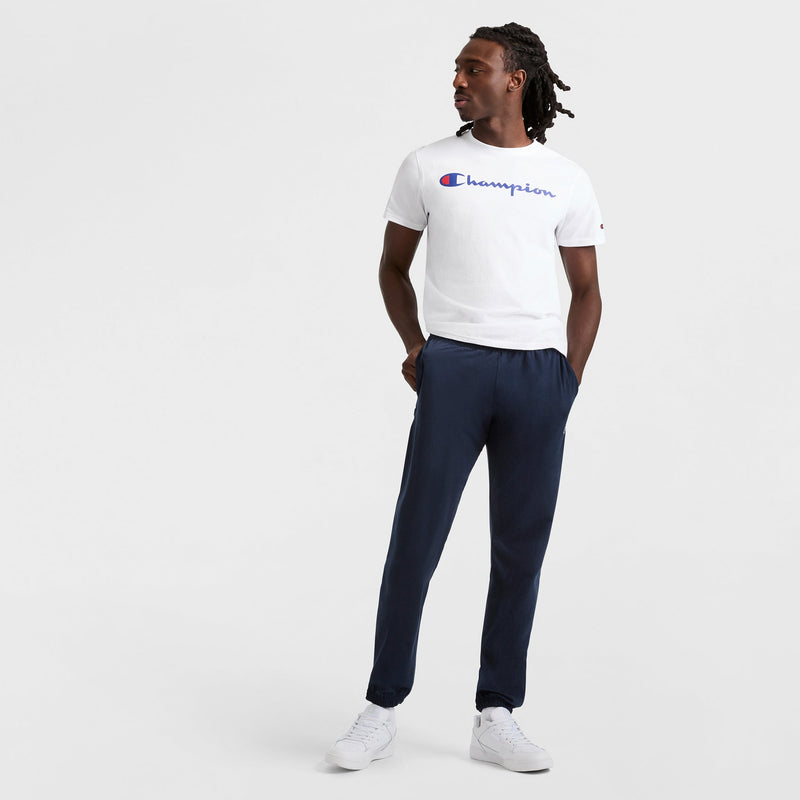 Lightweight Lounge Pants, Cinched Hem, C Logo