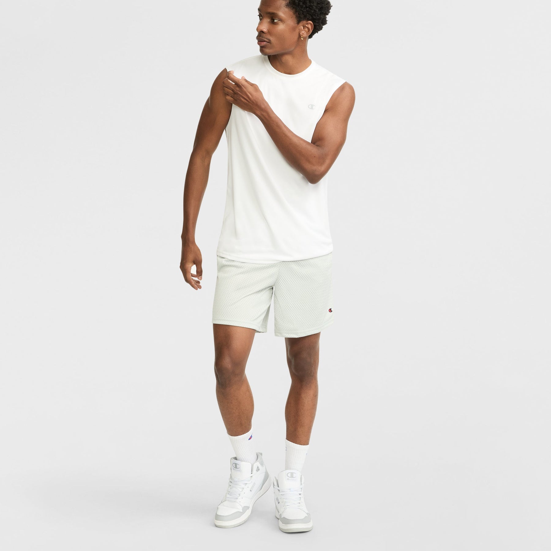 7" Classic Mesh Shorts, C Logo