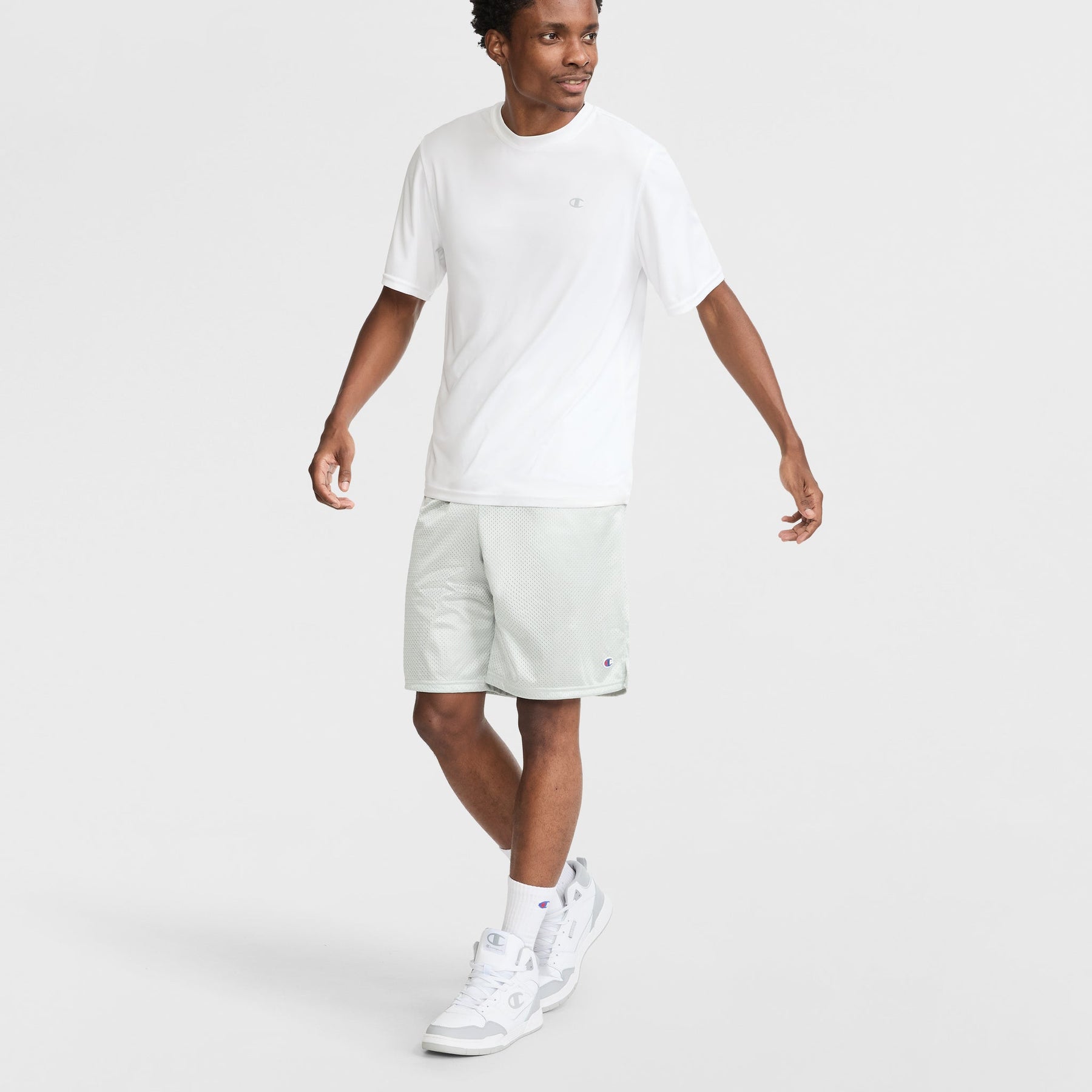 9" Classic Mesh Shorts, C Logo